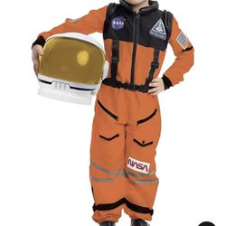 Child, kids, Dress Up, Play, Costume, Astronaut Suit With Helmet 3T-Small-Medium-Large-Extra Large .  Item is available in blue, orange, white, white 