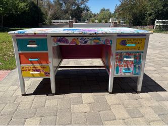 FREE Wood Desk w/6 drawers