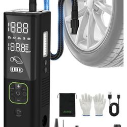 Tire Inflator Portable Air Compressor, 3X Faster Portable Tire Inflator, 150PSI