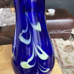 Vintage Blown Glass Vase 