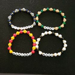 Army,marine,navy Or Air Force Beaded Bracelet 