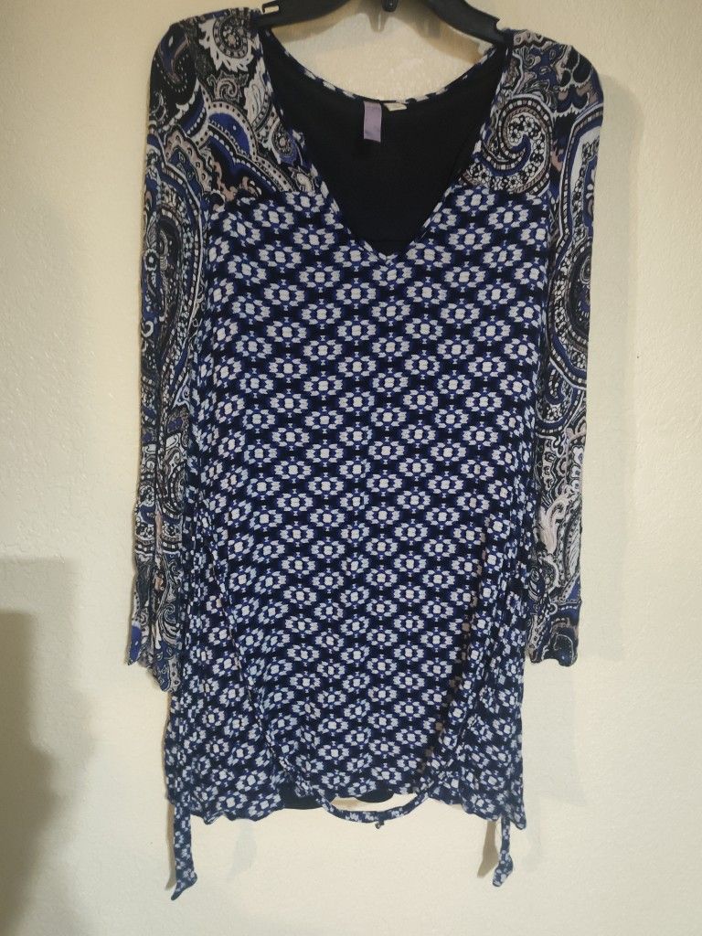 Women's Blue Mini Dress