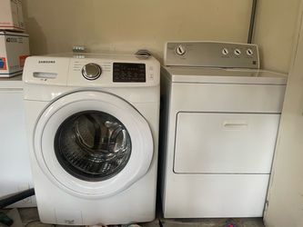 Samsung Washer and Kenmore Dryer set.