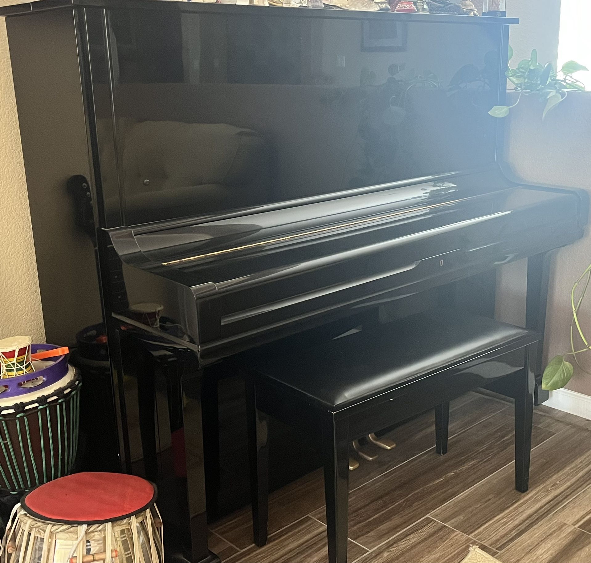 Preowned U3H upright Yamaha piano