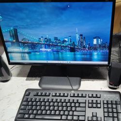 Intel custom i5, 16gb ram, win 11, office 2021,wifi,monitor,full setup