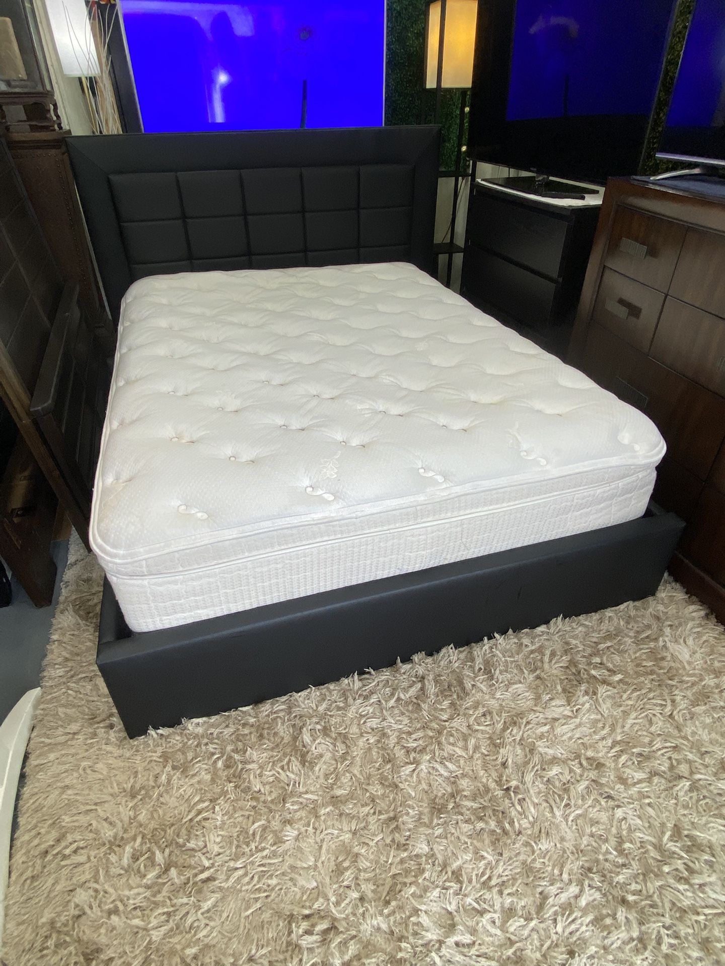 Queen Bed Frame And Mattress