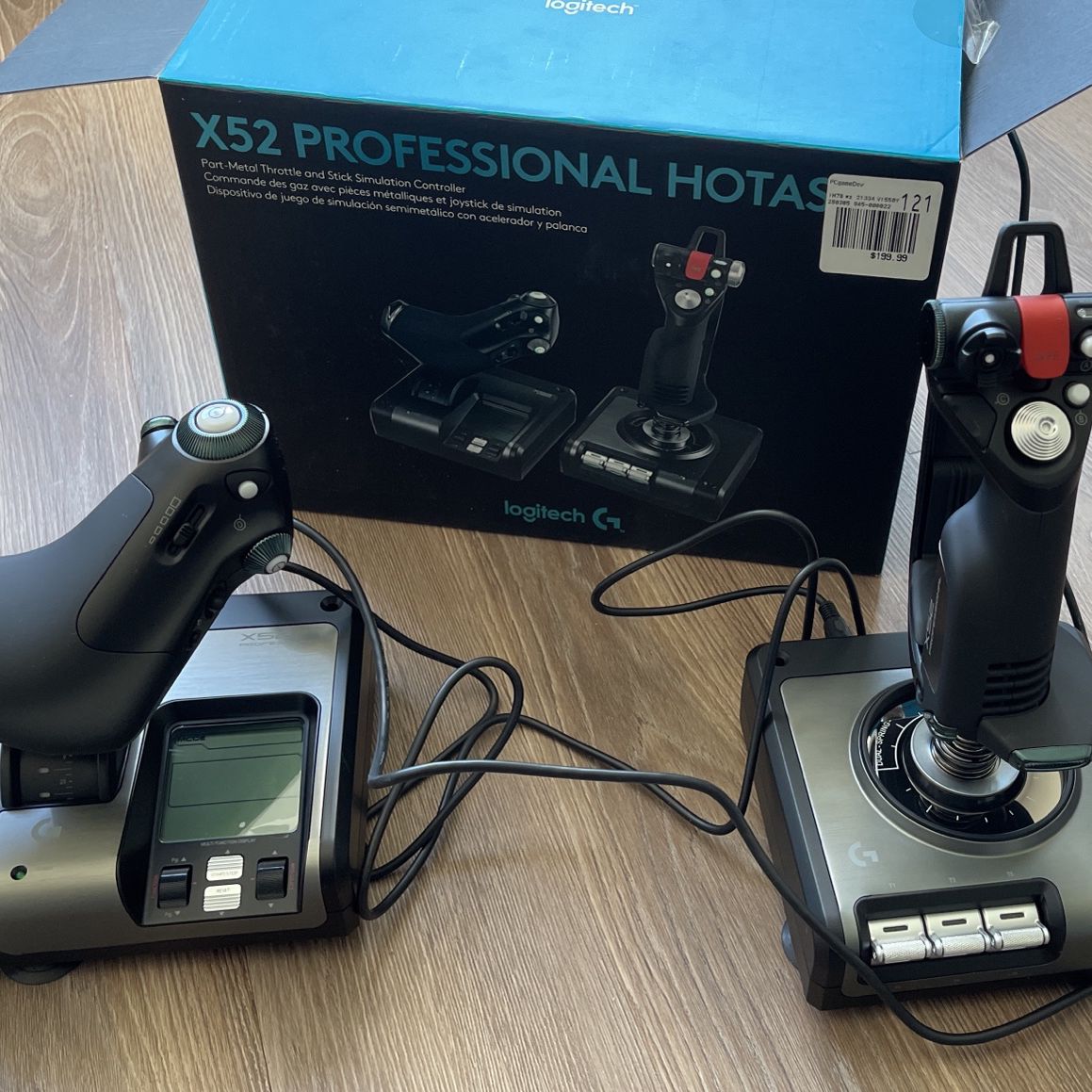 X52 Professional H.O.T.A.S. Part-Metal Throttle and Stick Simulation  Controller