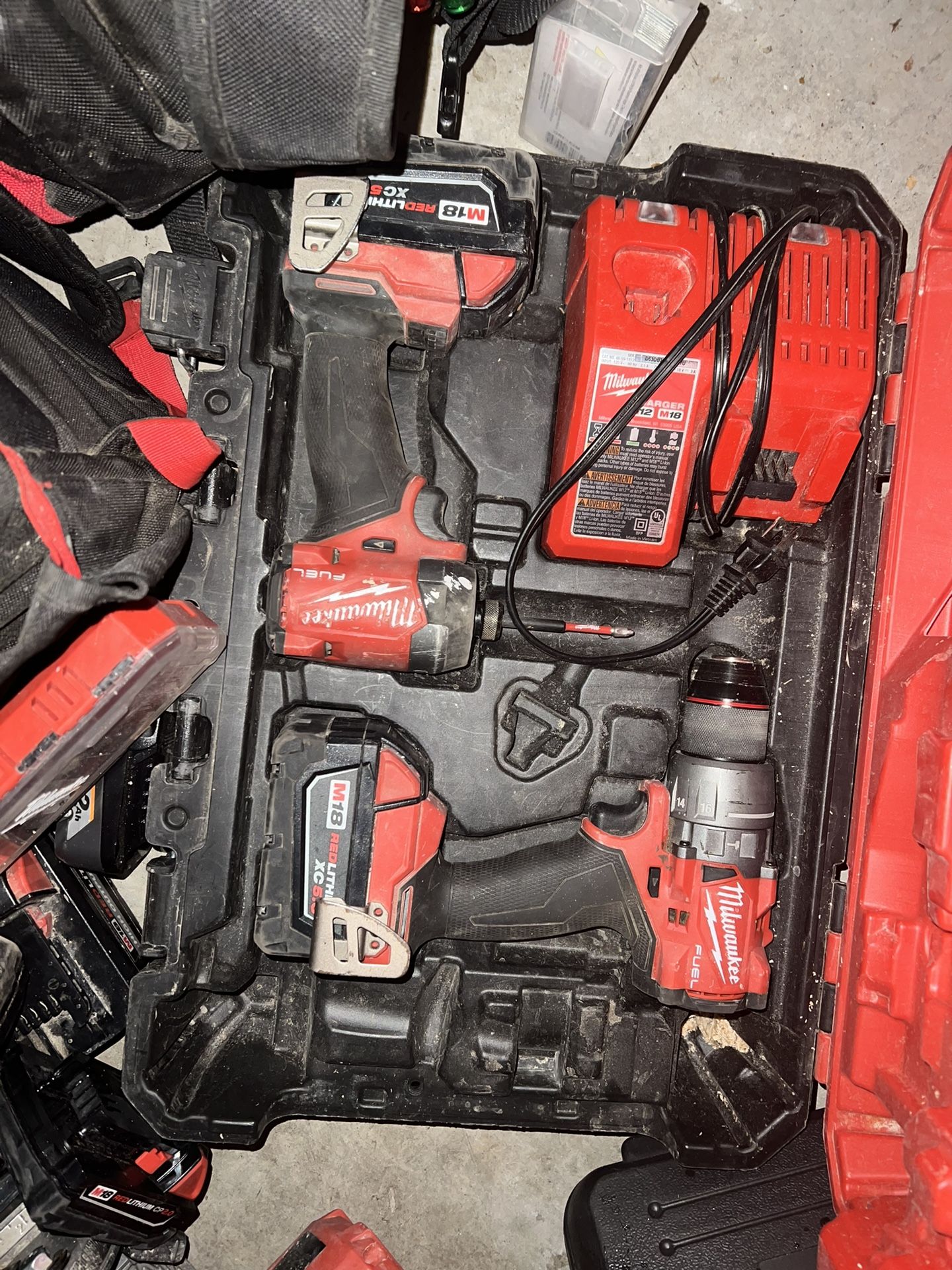 Milwaukee Backpack, Work Belt, Tools