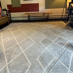 Geometric Pattern Area Rug 8x10