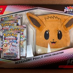 sealed Pokémon TCG Prismatic Evolutions Pouch Special Collection