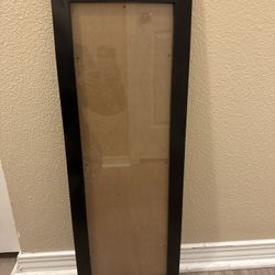 Long Rectangular Black Frame for Wall Mounting