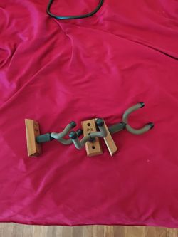 3 String Swing Walnut Guitar Hangars