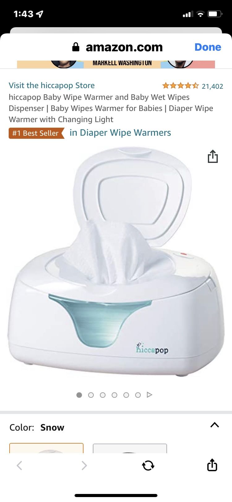 Hi sooo Baby Wet Wipe Warmer