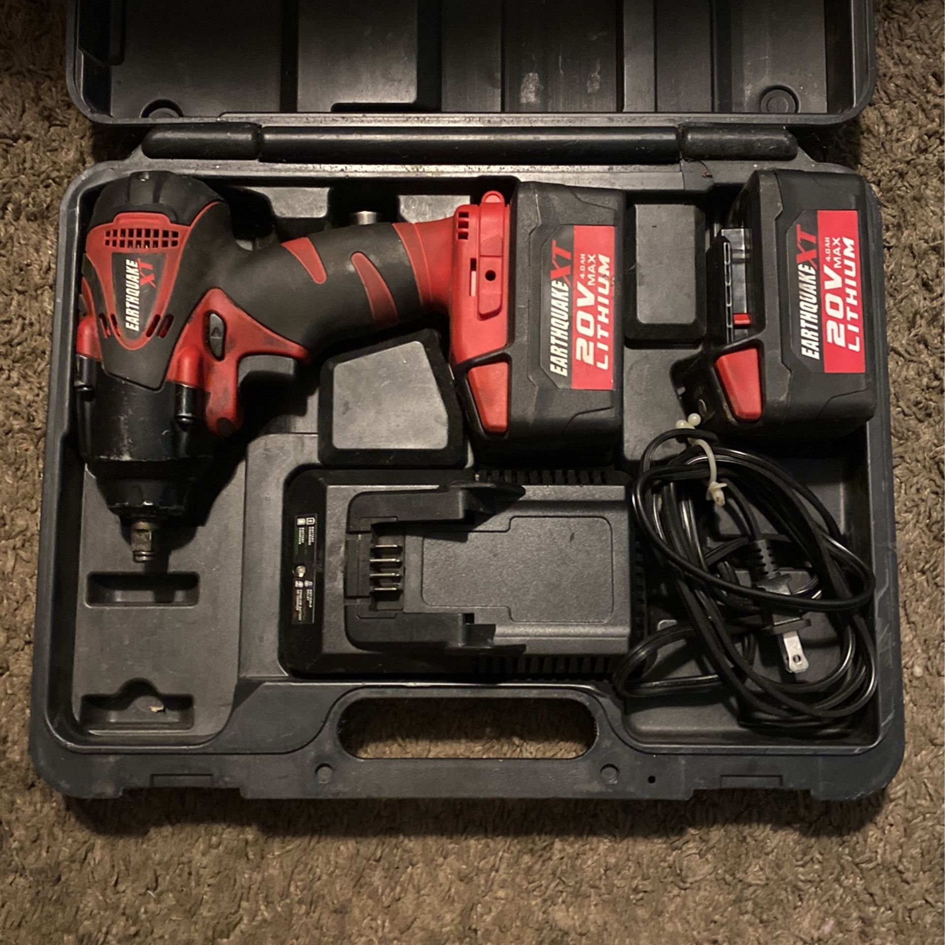 Earthquake XT 20V Lithium Impact Wrench(Or Best Offer)