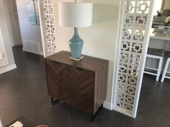 Storage cabinets with Lamps.