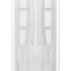 Classic 500 32 in. W x 73.25 in. H x 32 in. D 3-Piece Direct-to-Stud Alcove Shower Surrounds in High Gloss White