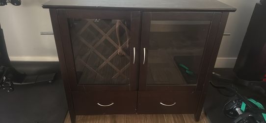 Mahogany Wine Cabinet
