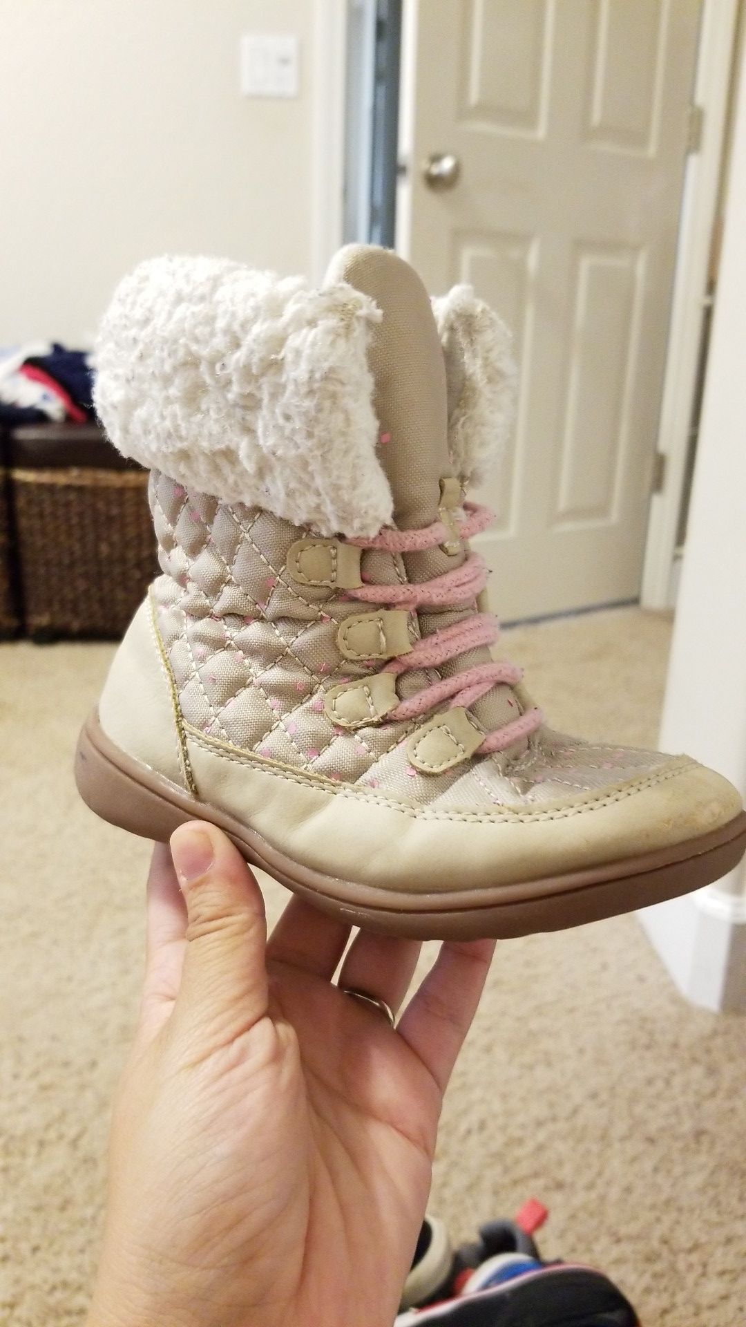 Carters girl boots 10c