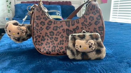 Hello kitty leopard bag