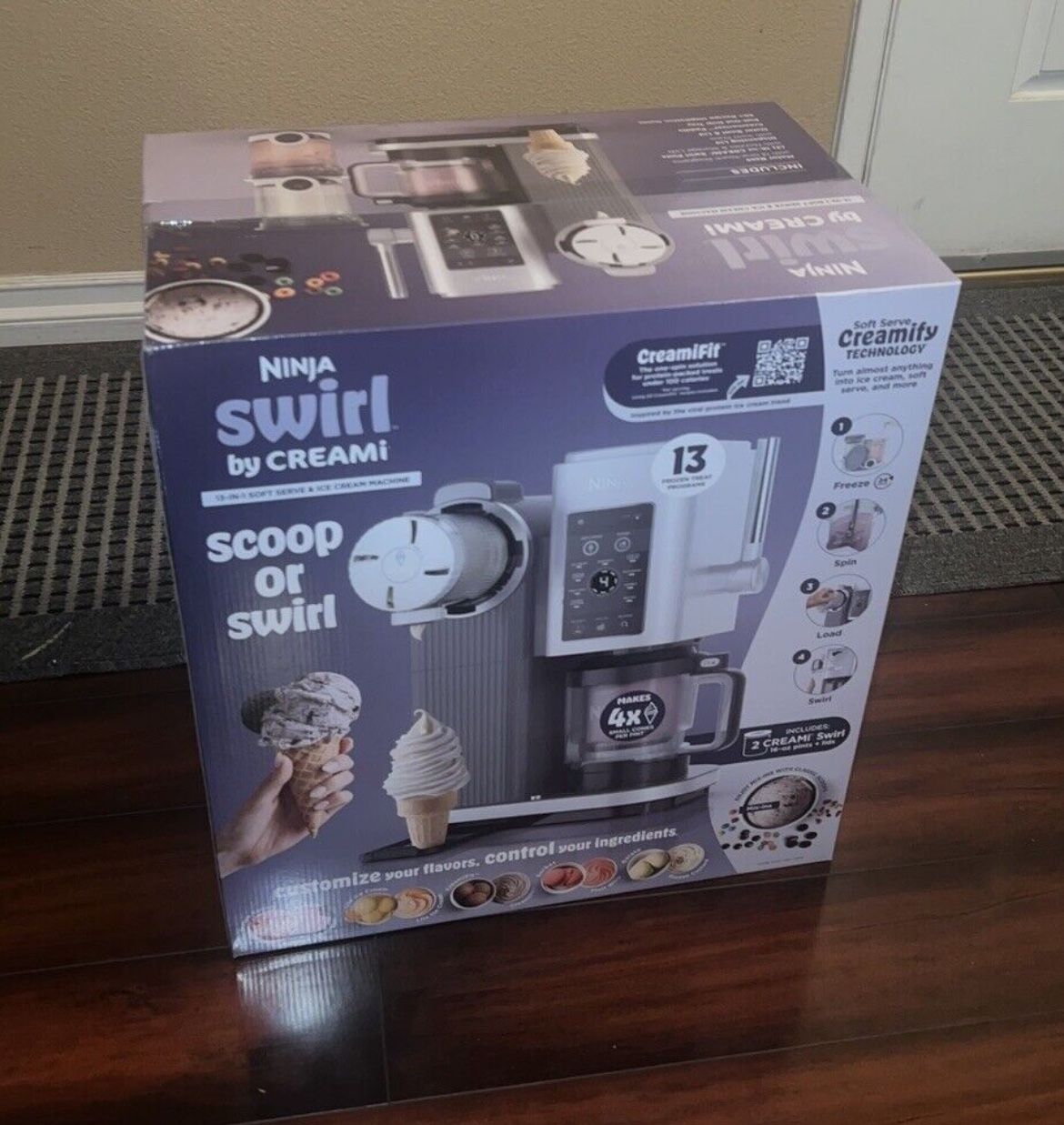 Ninja Swirl by CREAMi Soft Serve and Ice Cream Maker