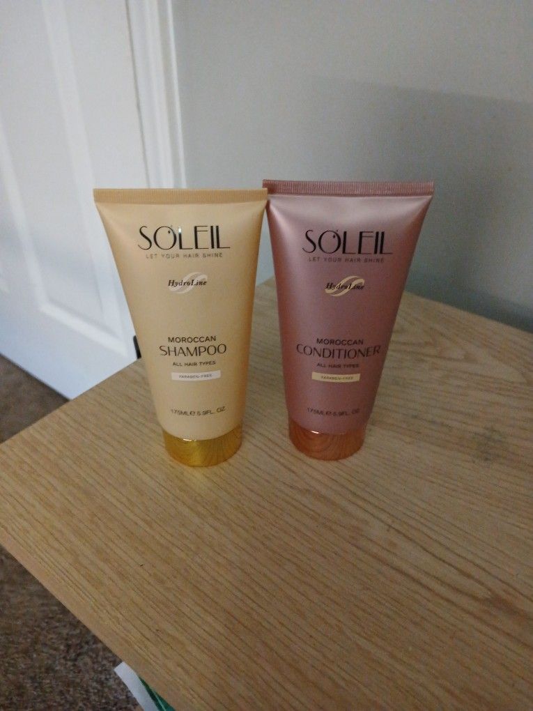 Soleil Moroccan Shampoo And Moroccan Conditioner 