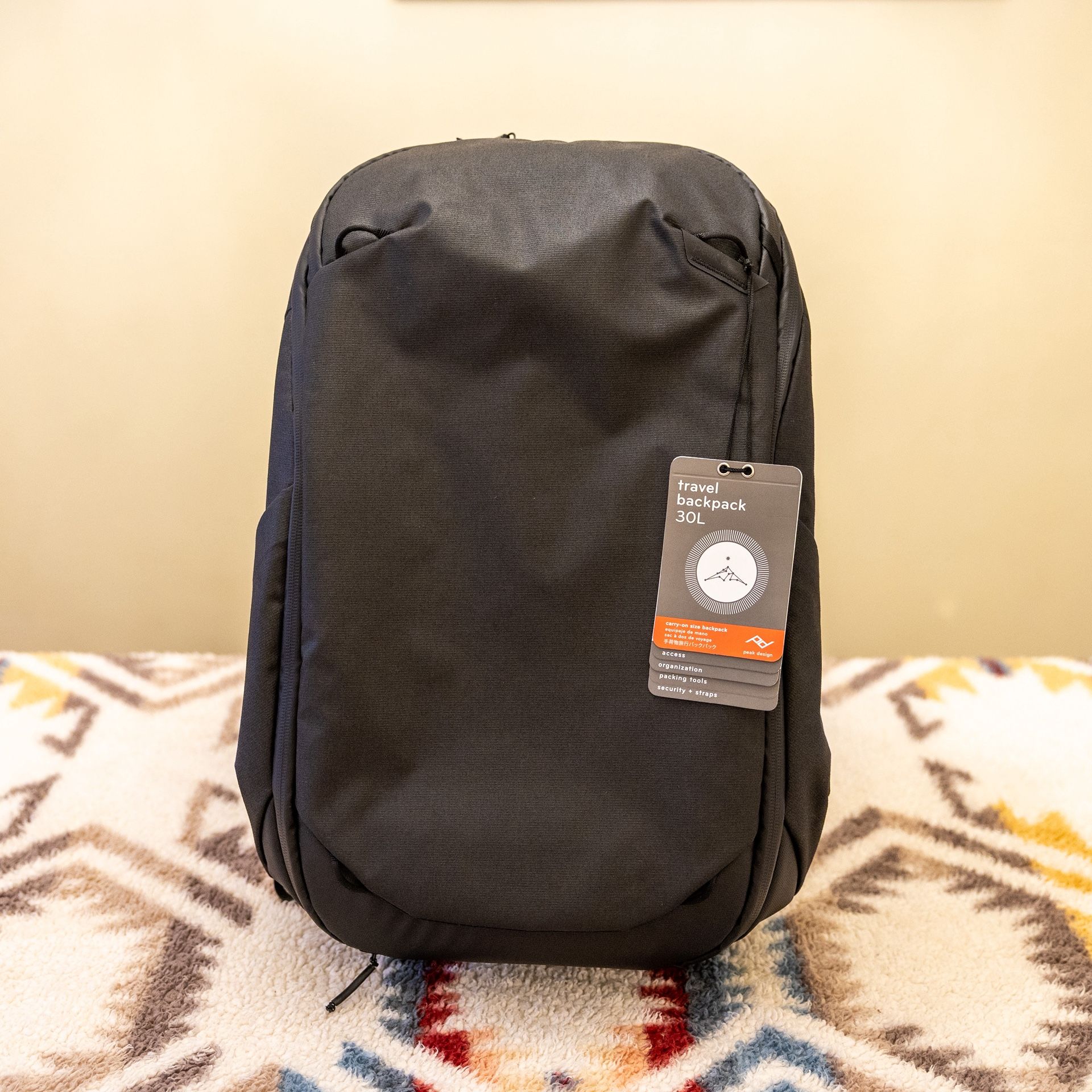 Peak Design 30L Travel Backpack Black