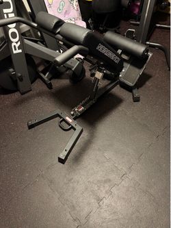Nordbench pro with leg curt extension Nordic curls back extention