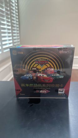 Disney Kakawow Cars trading cards box