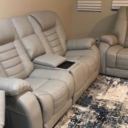 Leather couch