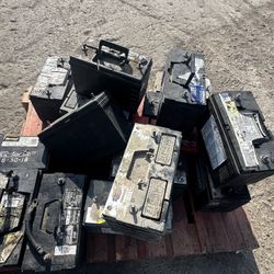 If you have batteries any kind even forklift, batteries, laying down at your house or your business or a shop I can buy them