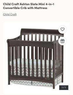 Child Craft MINI CRIB with mattress, great condition, already disassembled