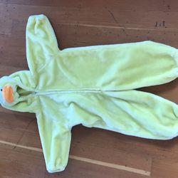 Toddler Costume Ages 2-3 Warm Fuzzy Duck