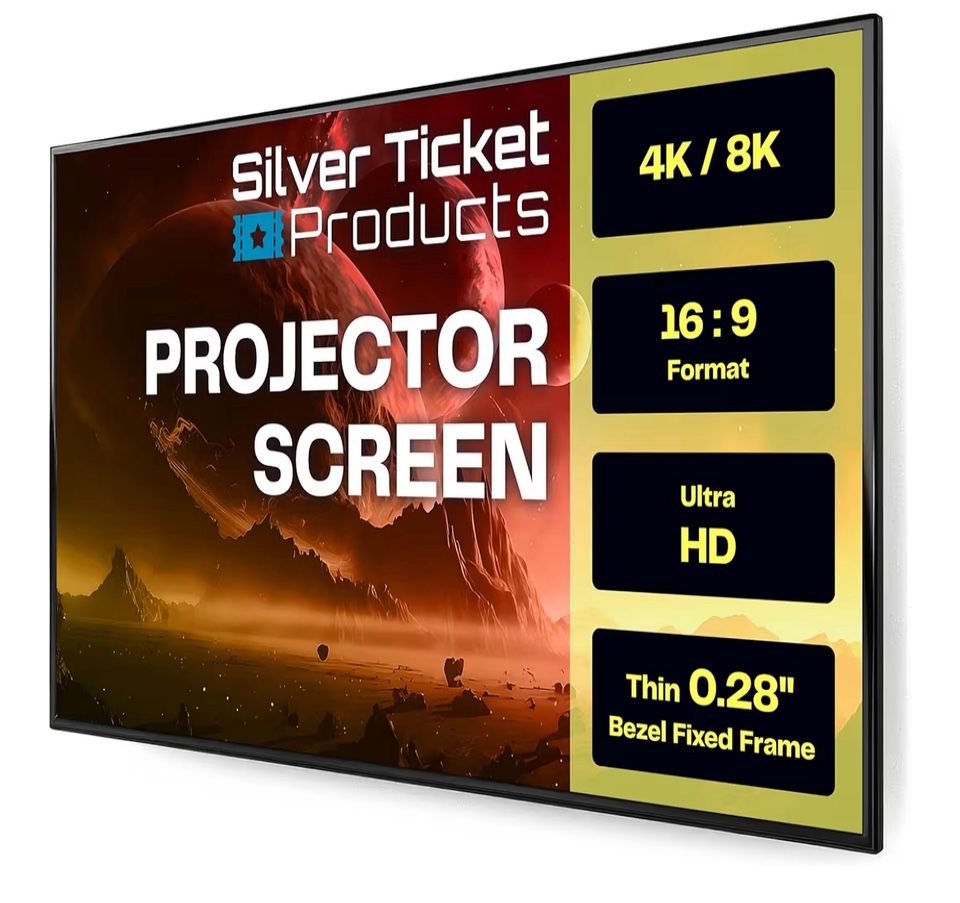 Silver Ticket Projection Screen Acoustic Material
