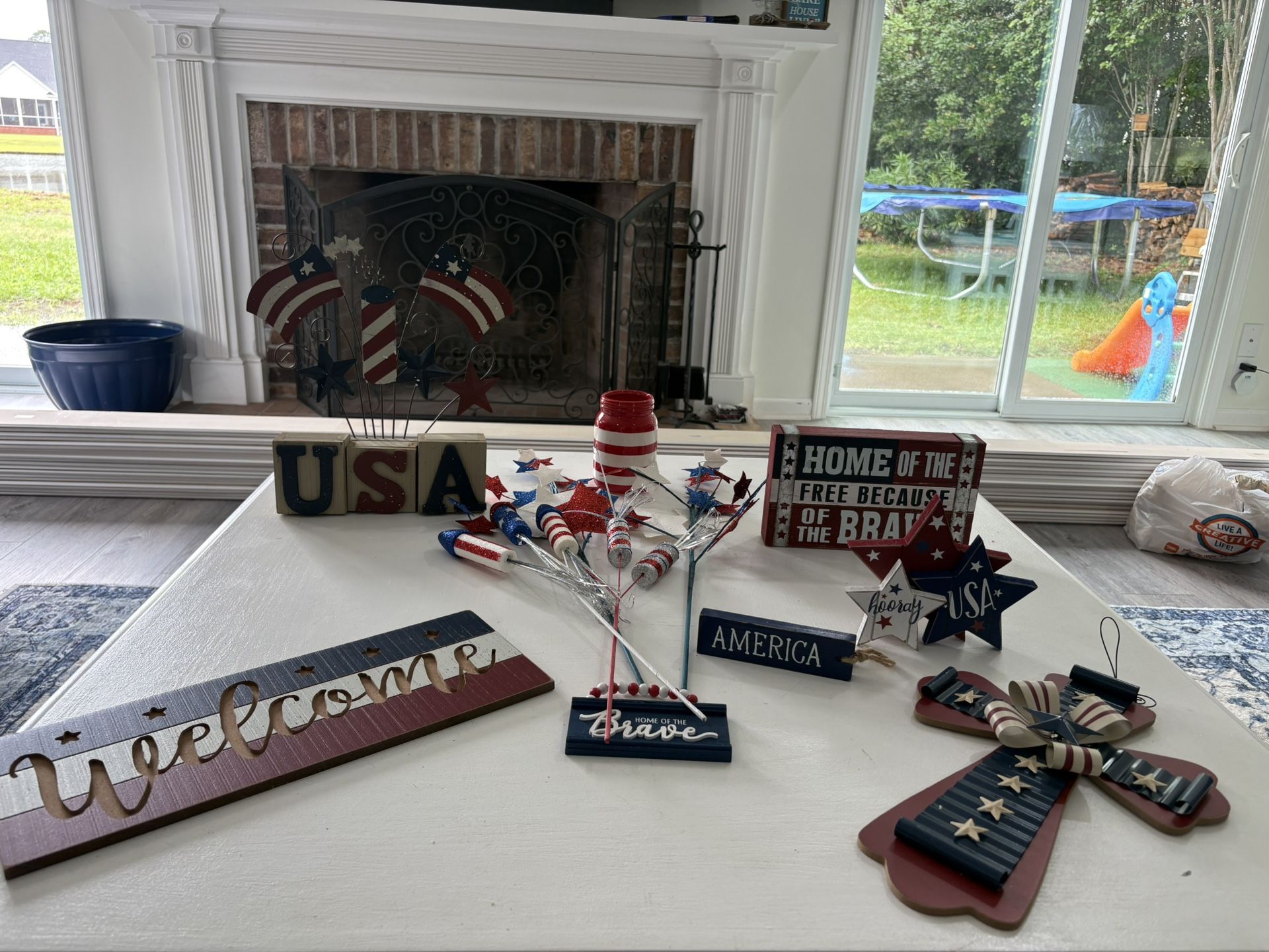 Patriotic Home Decor 12 Pc Lot