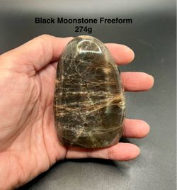 Black Moonstone Stone from Madagascar 274g