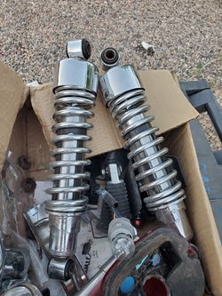 Adjustable chrome shocks