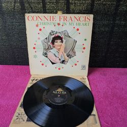 Connie Francis Christmas In My Heart E3792 Vinyl Record LP Vintage 1959