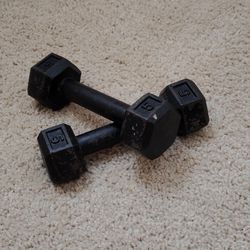 Dumbbells 5-lbs x2