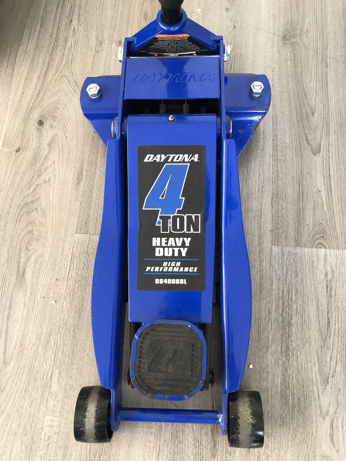 Daytona 4 Ton Heavy Duty Floor Jack High Performance (Blue)