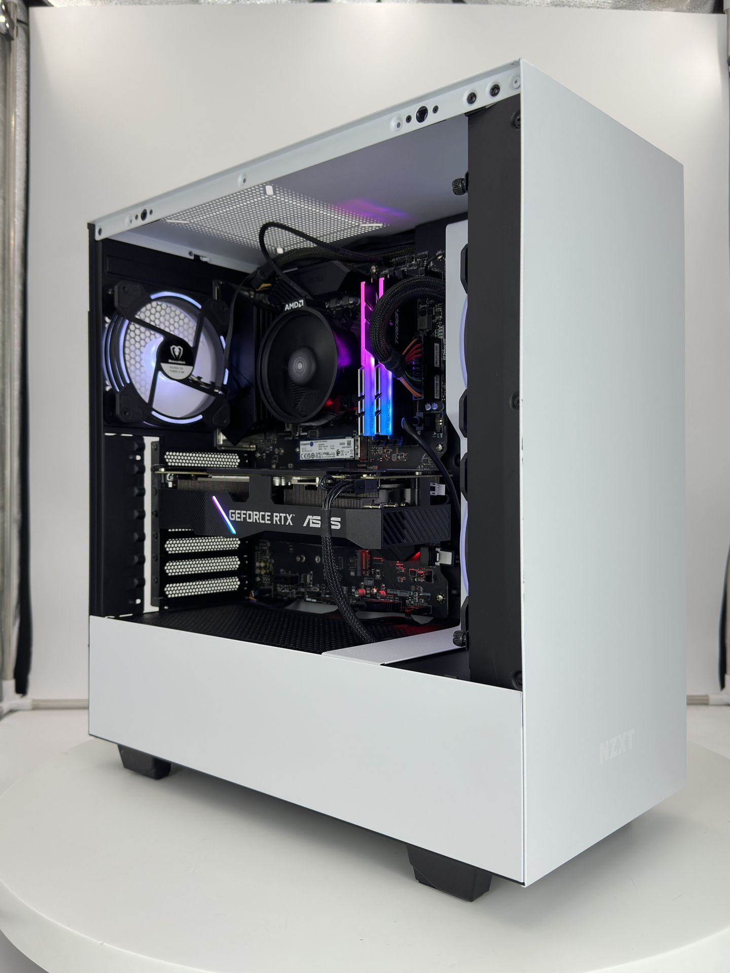 NVIDIA RTX 2060 Super AMD Ryzen 5 5600X 32GB DDR4 RAM 500GB SSD RGB Gaming Computer