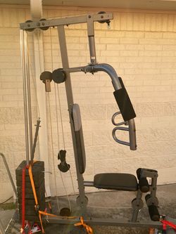 Home Gym with Vinyl Weight