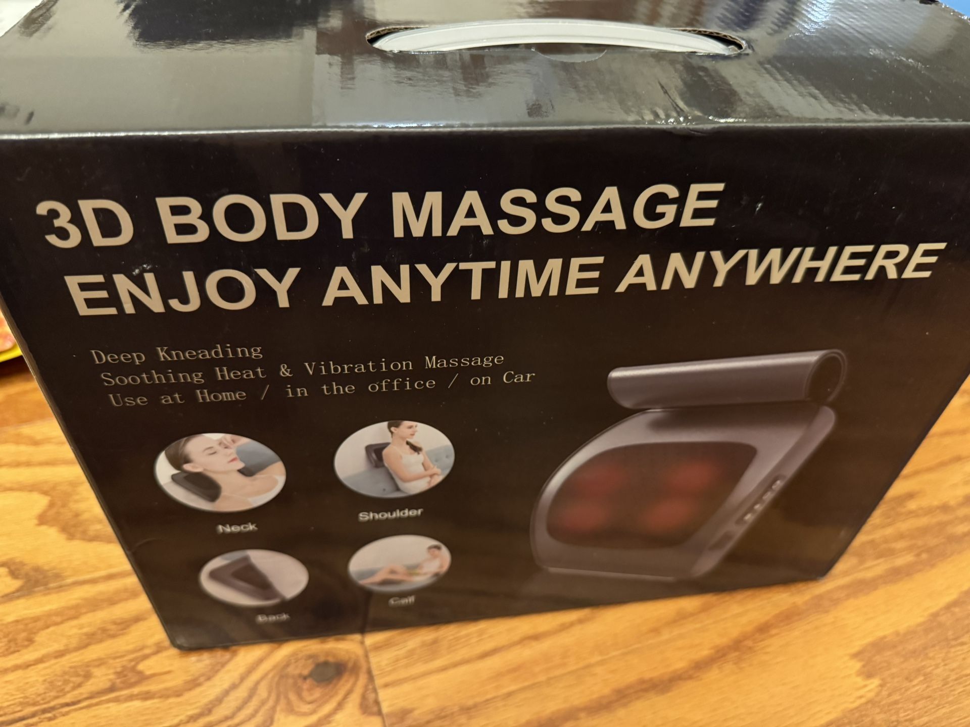 Back & Neck Massager with Heat – Brand New