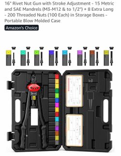 16” rivet tool set, new