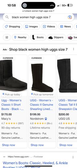 Size 7 Women’s High Uggs