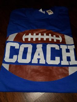 New football coach tshirt sz xl