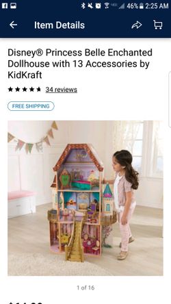 new Disney Princess Belle s enchanted castle dollhouse for Sale