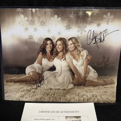 Wilson Phillips Autographed (3x) 11x14 Photograph W/COA