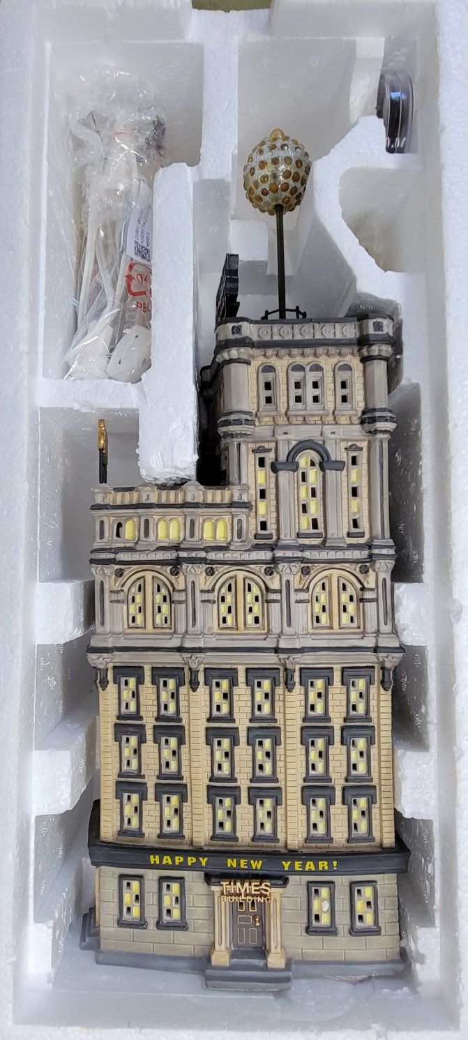 Department 56 "The Times Tower Special Edition" Times Square 2000 (1999) - Works Great!