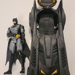 Spin Master Batman Batmobile W/ 12” Batman Figure , 67812 DC Comics. Like new