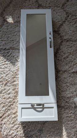 Over Door Jewelry Organizer with Mirror
